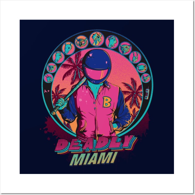 Deadly Miami Wall Art by Donnie